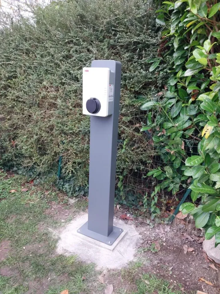 Installation de borne de recharge